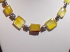 Faceted Honey Chalcedony - closeup